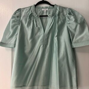 Current Air Light Green Blouse